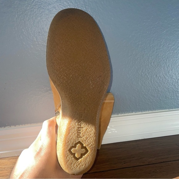 Y2K timberland boots ankle boots wedge boots heel leather boots zipper boots - Picture 7 of 16